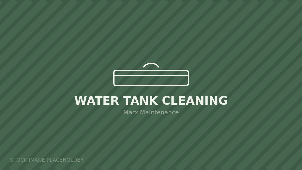 Vacuum head removing sludge from the floor of a concrete water tank